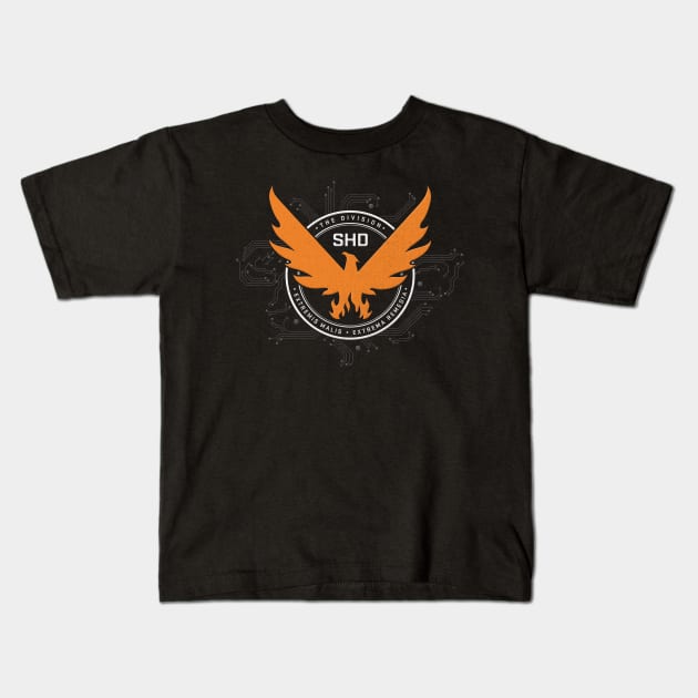 Strategic Homeland Division - SHD Tech Kids T-Shirt by Designwolf